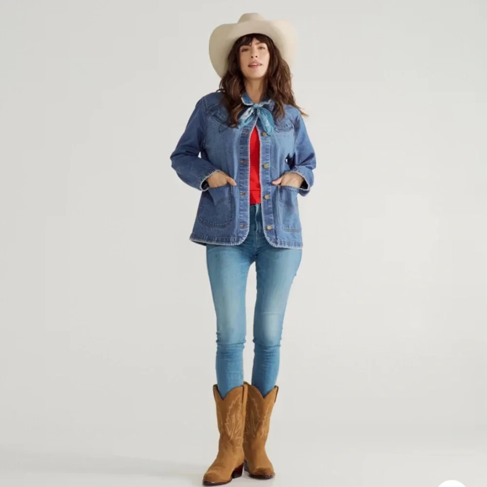 Tecovas • NWOT Women's Denim Chore Jacket • Size Small - Picture 4 of 15